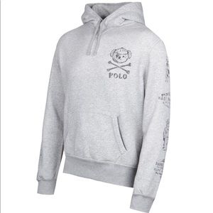 Polo Ralph Lauren Cotton Bear Hooded Sweatshirt